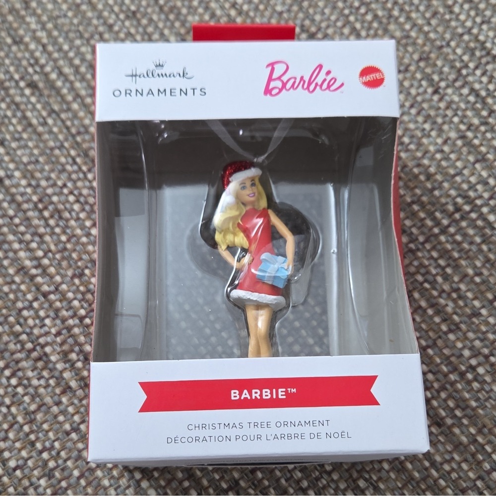 Hallmark Ornaments 2025 Santa Barbie New in Box